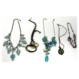 Assorted Fashion Necklaces Lot of Five