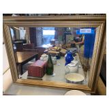 Framed occasional mirror with beveled edge, see pictures for details.