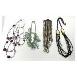 Assorted Fashion Necklaces Lot of Four