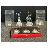 Lighted reindeer and frame ornaments, see pictures for details.