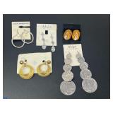 Assorted Fashion Earrings Lot Including Lucky Brand and Style & Co