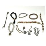 Assorted Fashion Bracelets Lot of Ten Pieces