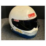 Racing helmet, please come and inspect this item to make sure it fits your needs. See pictures for details.