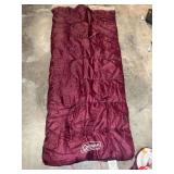 Coleman Alpine sleeping bag, 75” X 33”, see pictures for details.