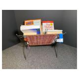 Folding book holder with books, see pictures for details.