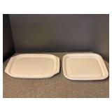 Lot of Two Corning Ware Microwave Browner Grills MW-2, see pictures for details.