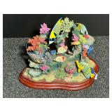 “Wonders Of The Sea” sculpture, from the Danbury mint. She pictures for details.