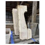 TWO (2) LARGE ANTIQUE CRAFTSMAN CORBELS