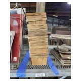 LOT OF SEVENTEEN (17) 6" WOODEN BERRY BASKETS
