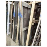 LOT OF WOODEN SCREEN DOORS - 5 TOTAL DOORS