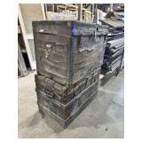 LOT OF TWO (2) ANTIQUE STEAMER TRUNKS