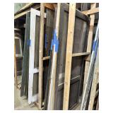 LOT OF WOODEN SCREEN DOORS - 5 TOTAL DOORS