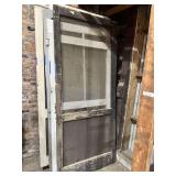 LOT OF WOODEN SCREEN DOORS - 9 TOTAL DOORS