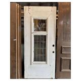 STAINED GLASS DOOR - PLEASE READ