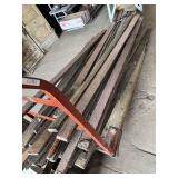 LARGE COLLECTION OF ANTIQUE TONGUE AND GROOVE PORCH BOARDS