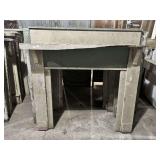 LOT OF FIVE (5) WOODEN MANTELS - LATE 1800