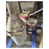 FOUR (4) GAS/OIL CANS
