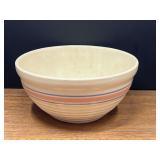Kit...Oven Serve USA Ceramic Mixing Bowl with Pink and Blue Stripes