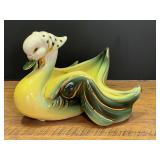 LR...Hull USA Ceramic Duck Planter