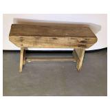 Garage…Small primitive bench, see pictures for details.