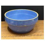 Kit...Blue Glazed Stoneware Mixing Bowl