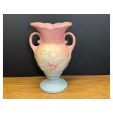LR…Vintage Hull Art Pottery double-handled vase in the popular Wildflower pattern (c. 1946–1947). see pictures for details.