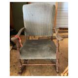 SHED...Vintage rocking chair. Needs restoration