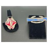 Vintage WWII infantry badge marked sterling, also includes a vintage Coca-Cola watch fob marked sterling