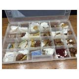 Bath…Compartment box of assorted miniature figurines, see pictures for details.