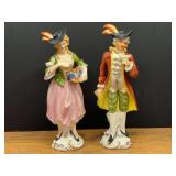 Bath…Vintage hand painted Tilso figurines, set of two, see pictures for details.