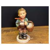 LR...German Ceramic Boy Figurine with Basket