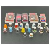 Assorted Collection of Collectible Thimbles
