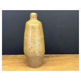 Garage…Vintage Portuguese stoneware clay bottle (garrafa de grés), historically used to hold wine, port, or spirits. See pictures for details.