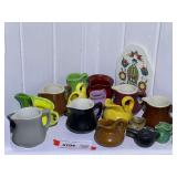 Kit...Large Assortment of Ceramic Creamers and Small Pitchers