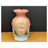 LR…Vintage Hull Art Pottery Magnolia double-handled vase, see pictures or details.