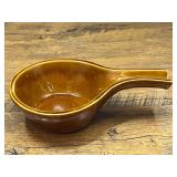 Kit...Glazed Ceramic Gravy Boat with Pour Spout Marked 7052 USA, believed to be vintage Hull pottery