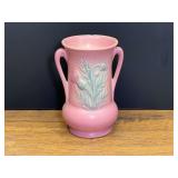 LR…Vintage Hull Art Pottery double-handled vase in the "Thistle" pattern. See pictures for details.
