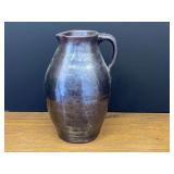 Garage… Grace Hewell artisan pottery pitcher, see pictures for details.