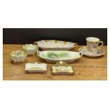 LR… Beautiful vintage handpainted Nippon China dishware, and more. Eight pieces total. See pictures for details.
