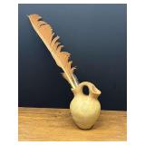 Garage…Traditional Native American wedding vase, see pictures for details.