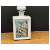 Bath…Vintage 1968 J.W. Dant "Boston Tea Party" milk glass decanter from the Americana Collection, see pictures for details.