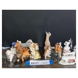 LR… Assorted vintage miniature figurines, approximately 16 pieces, see pictures or details.