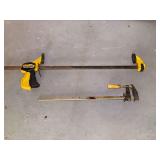 Garage… Bar clamps to include a Quick Grip, see pictures for details.