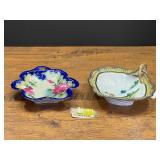 LR...Decorative Porcelain Bowls and Glass Candy Figurine Lot