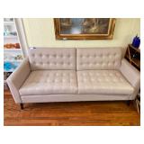 LR...Tufted Fabric Upholstered Sofa