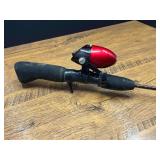Garage… Shakespeare microcast rod and reel combo, see pictures for details.