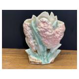 LR…Vintage McCoy Pottery pink hyacinth figural vase or planter. See pictures or details.
