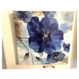Kit...Original Floral Canvas Painting Signed by Nau