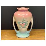 LR…Vintage Hull Art Pottery Wildflower Double Handled Vase. See pictures for details.