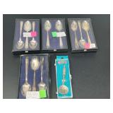 Collection of Commemorative Spoons and Coca-Cola Spoon